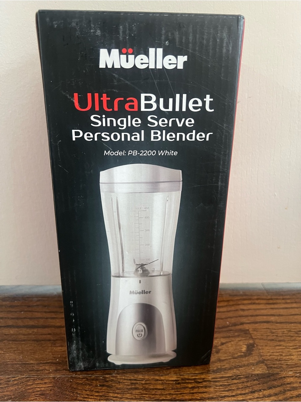 Mueller Heavy-Duty Personal Blender for Shakes Smoothies 15oz Travel Cup and Lid